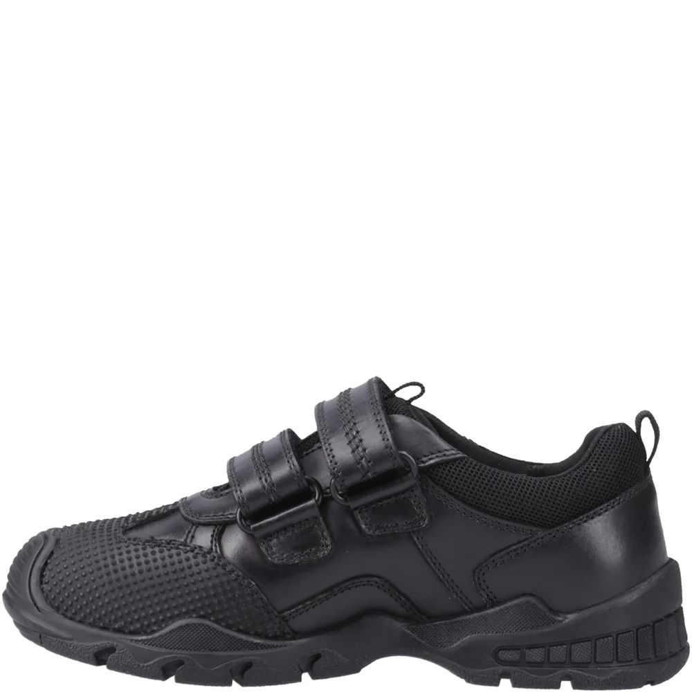 Black Tristen Junior School Shoes - Image 4