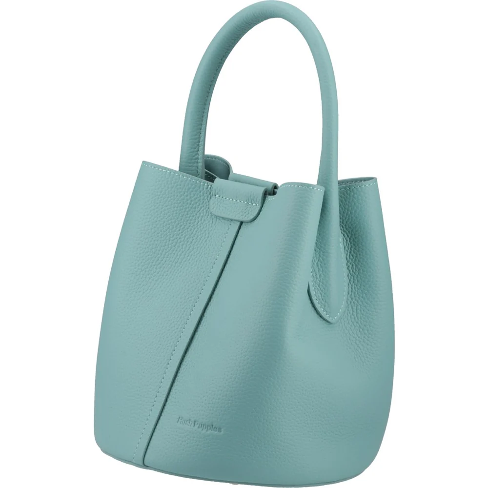 Aqua Valencia Leather Handbag - Image 3