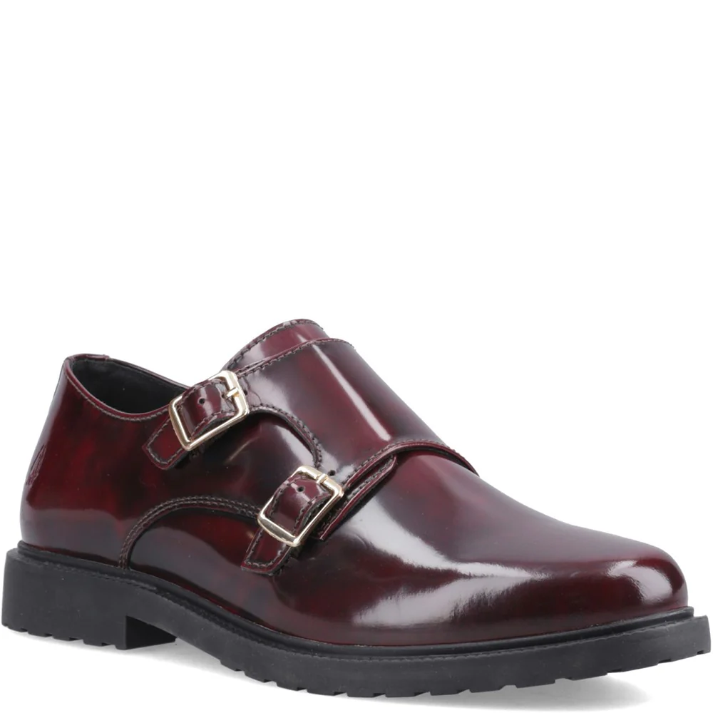 Bordeaux Verity Hi-Shine Monk Shoes