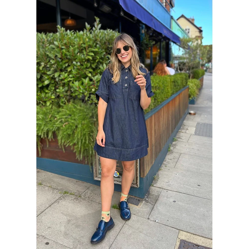 Navy Verity Hi-Shine Monk Shoes - Image 2