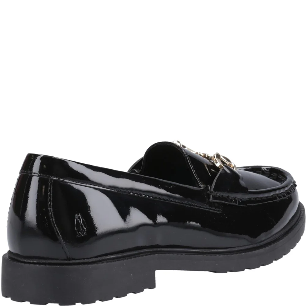 Black Verity Patent Snaffle Loafers - Image 2