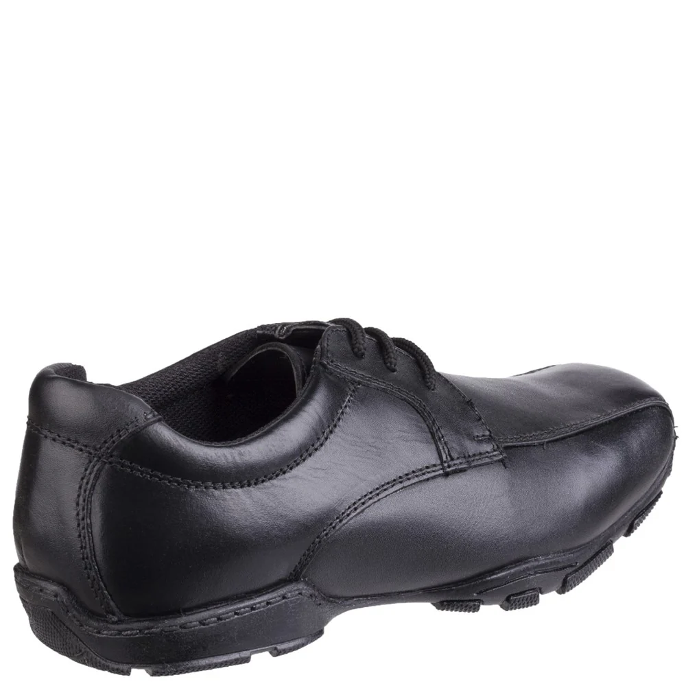 Black Vincente Senior School Shoes - Image 2