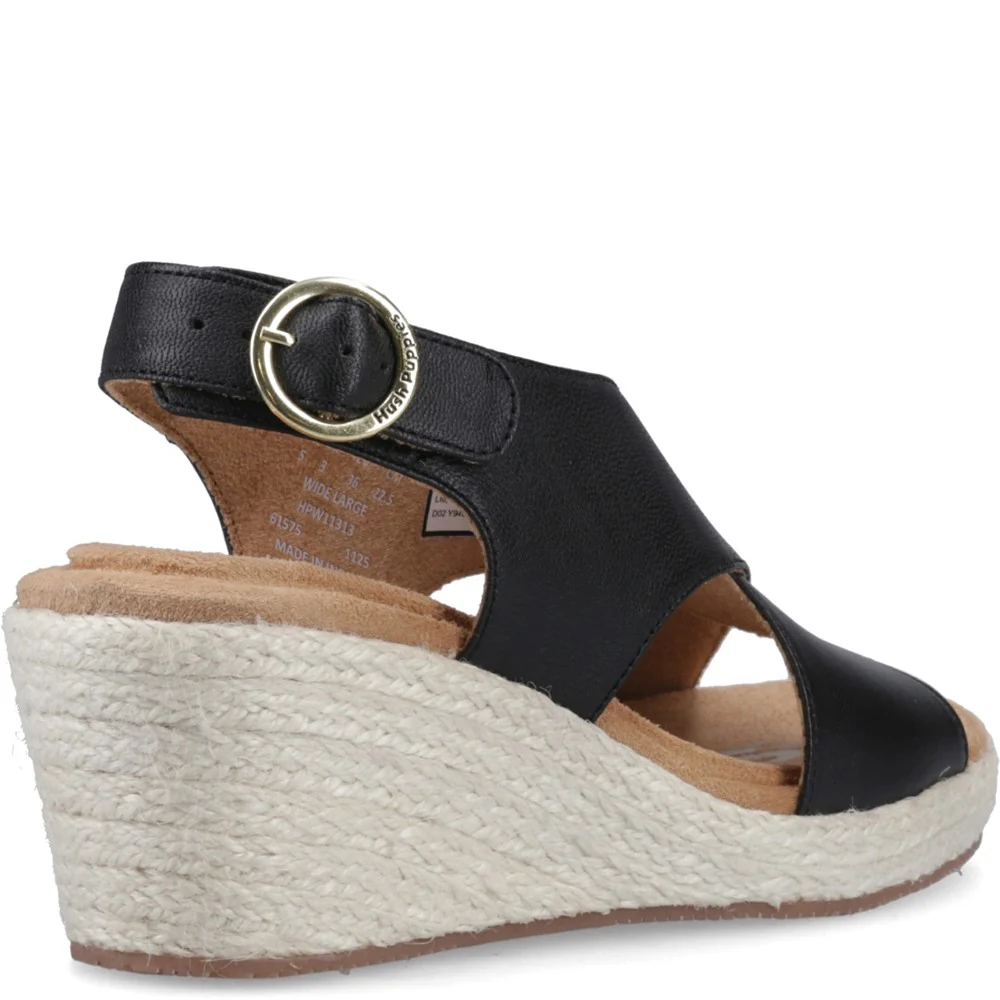 Black Willow Rattan Wedges - Image 2