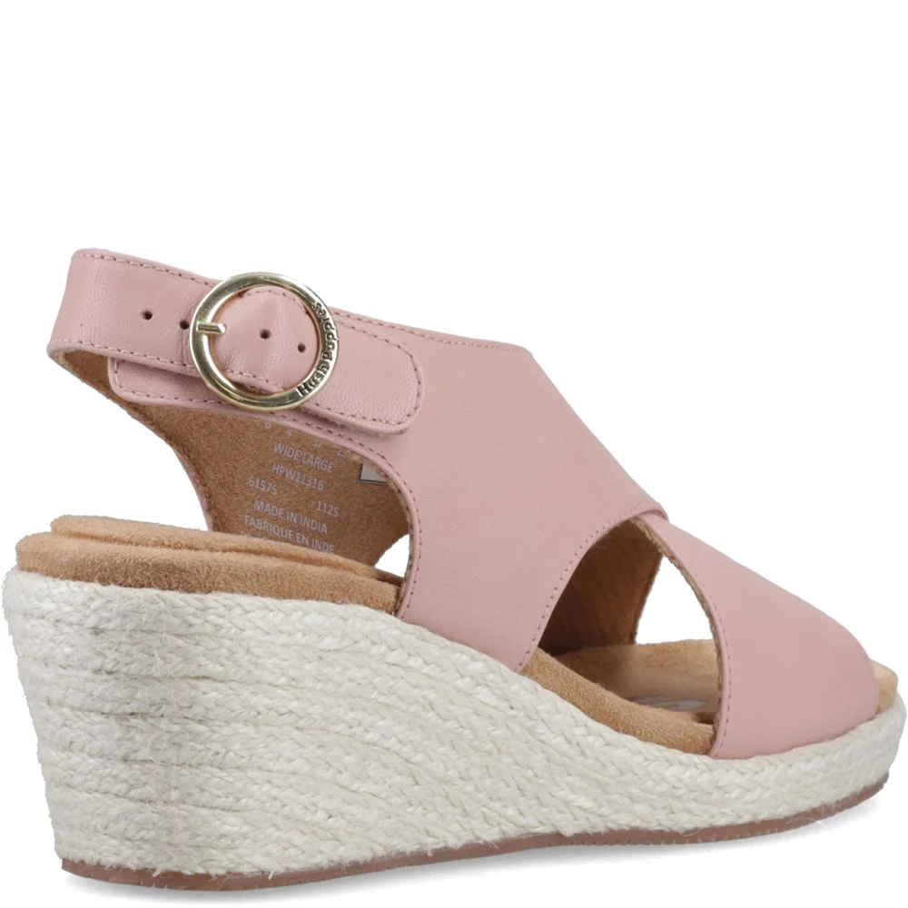 Pink Willow Rattan Wedges - Image 2
