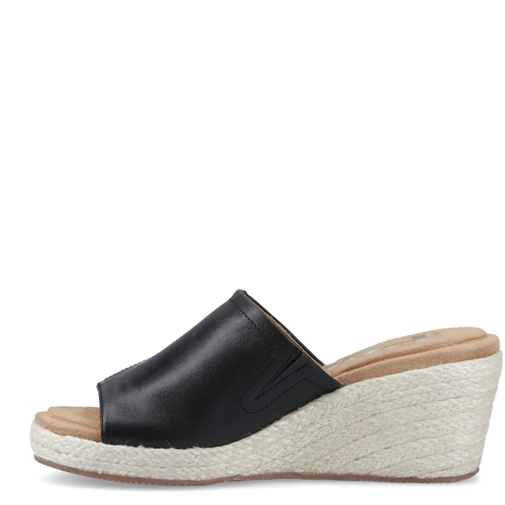 Black Willow Rattan Slides - Image 4