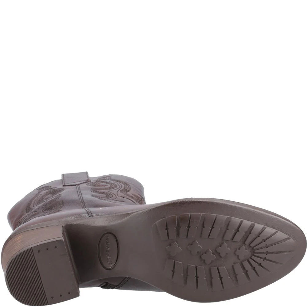 Chocolate Wynn Stitch Boots - Image 3
