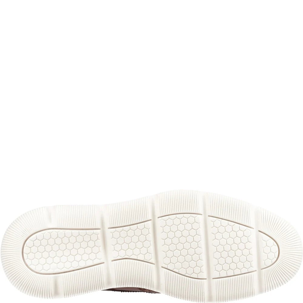 Tan/White Zach Brogue Shoes - Image 3