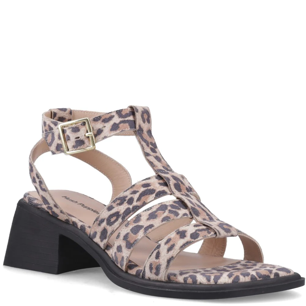 Leopard Zelda Gladiator Heels