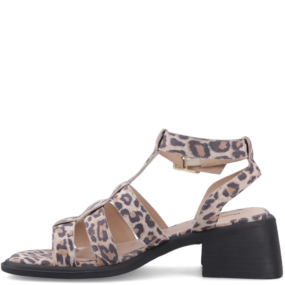 Leopard Zelda Gladiator Heels - Image 4